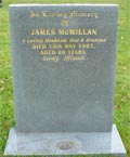 James Tweedie McMillan (1928 - 1997) Headstone